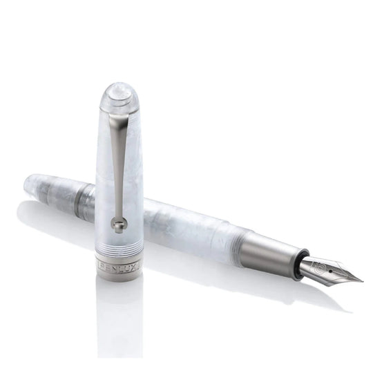 Penlux Masterpiece Delgado Fountain Pen - Snowflake CT