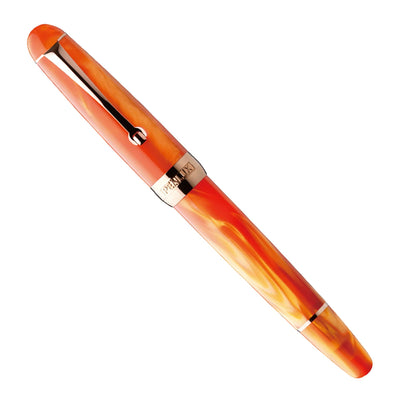 Penlux Masterpiece Delgado Fountain Pen - Tangerine RGT