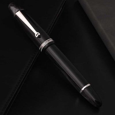 Penlux Masterpiece Grande 14K Fountain Pen - Black Wave 6
