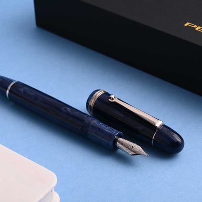 Penlux Masterpiece Grande Fountain Pen - Blue Wave 7
