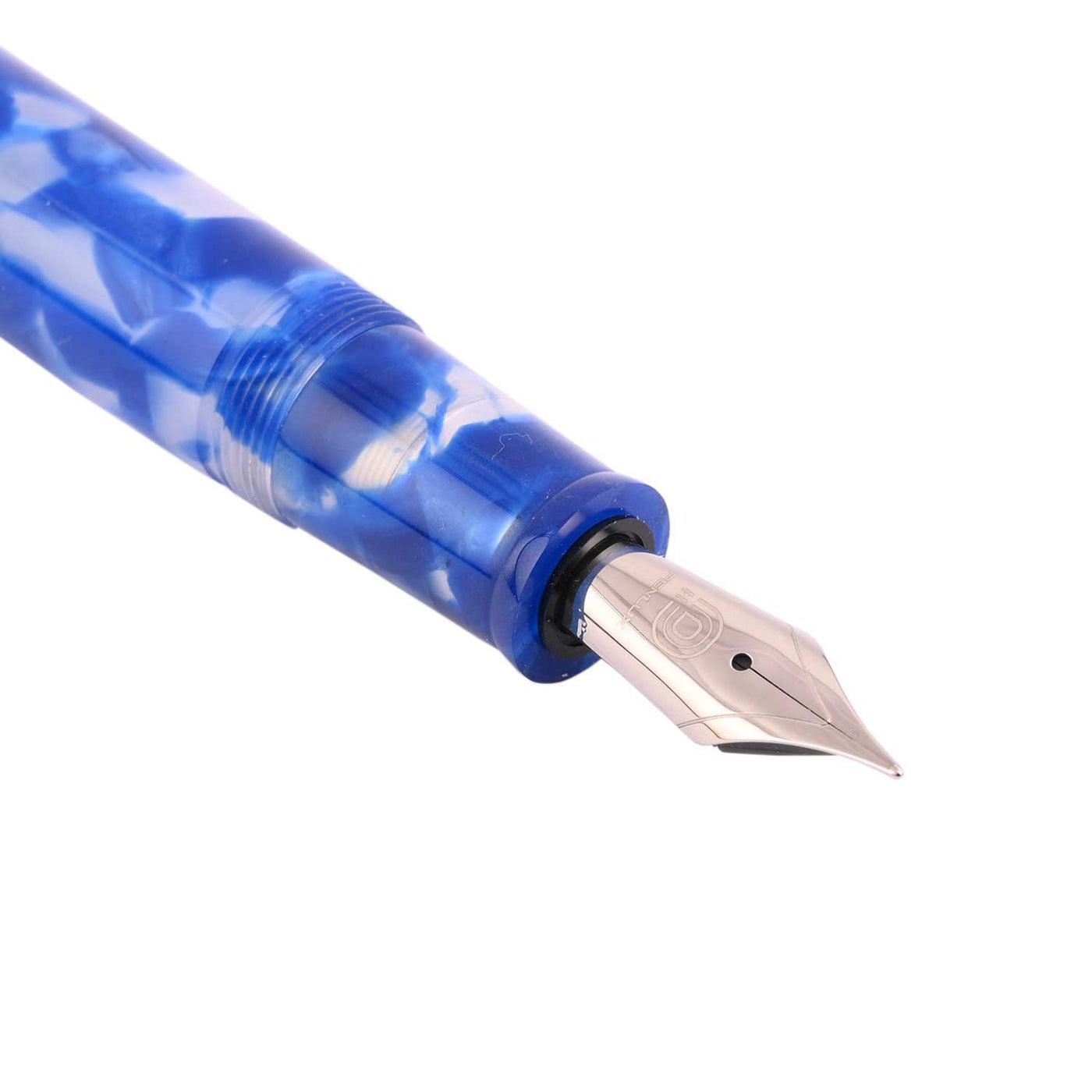 Penlux Masterpiece Grande Fountain Pen - Koi Blue & White 3