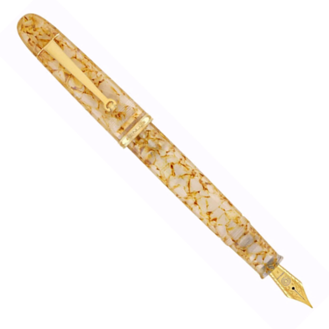 Penlux Masterpiece Grande Fountain Pen - Koi Golden Crystal