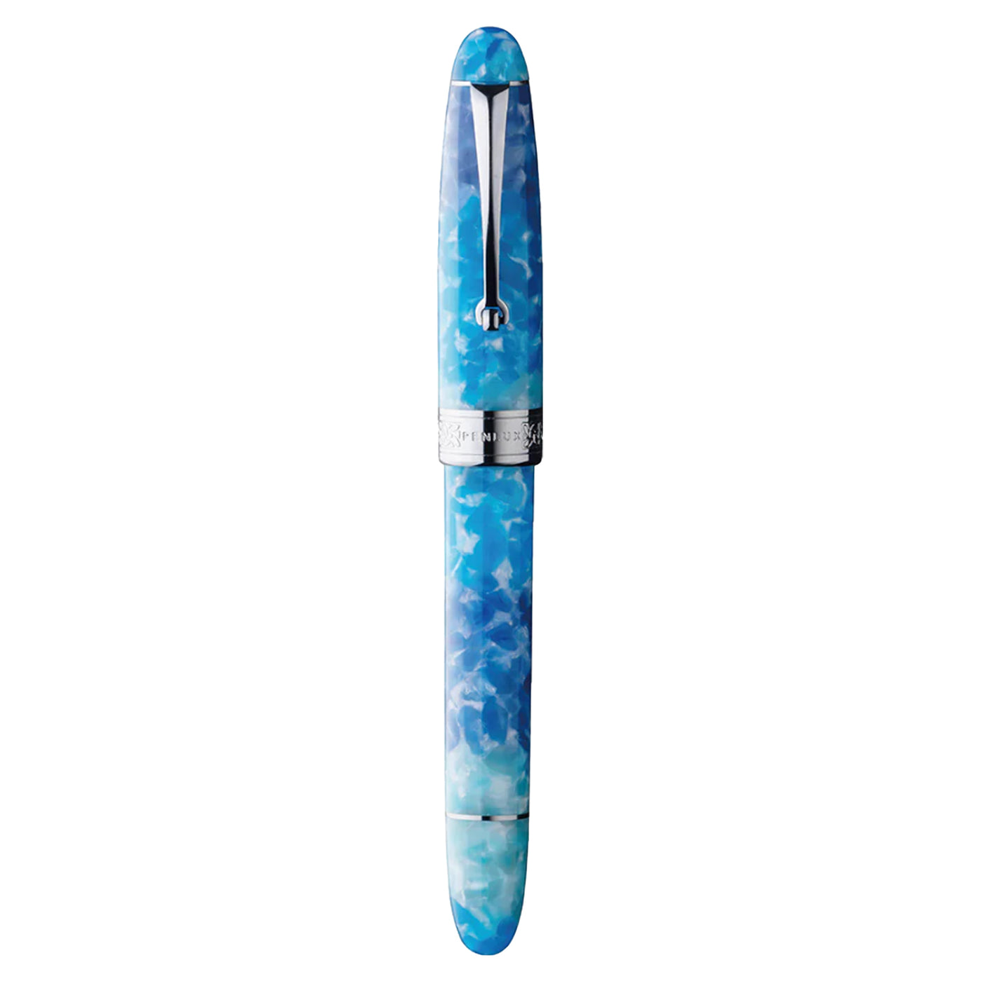 Penlux Masterpiece Grande Reserva Fountain Pen - Blue Tears CT