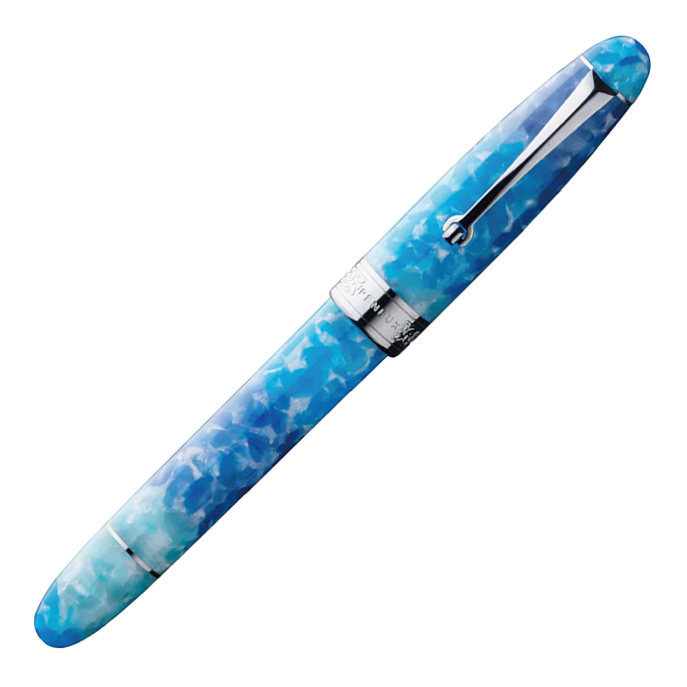 Penlux Masterpiece Grande Reserva Fountain Pen - Blue Tears CT