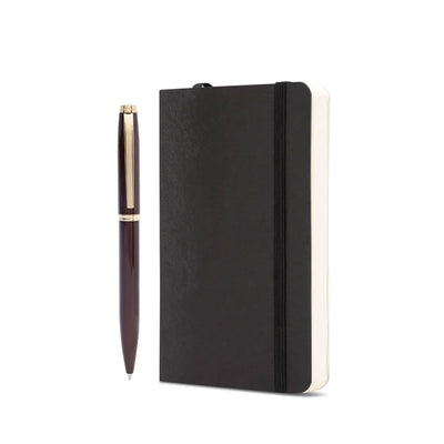Pennline Atlas Combo Set, Glossy brown - Ball Pen + A6 Note Book 1