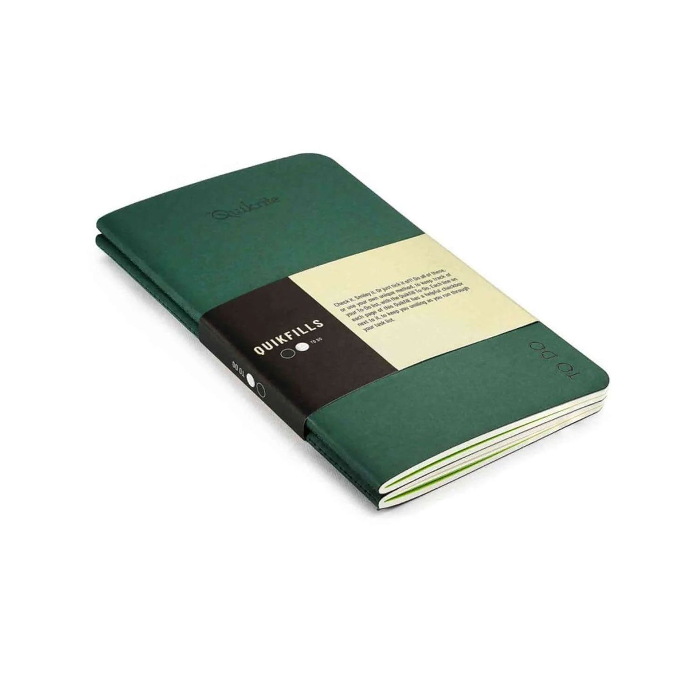 Pennline Quikfill Notebook Refill For Quikrite, Green - Set Of 2 2