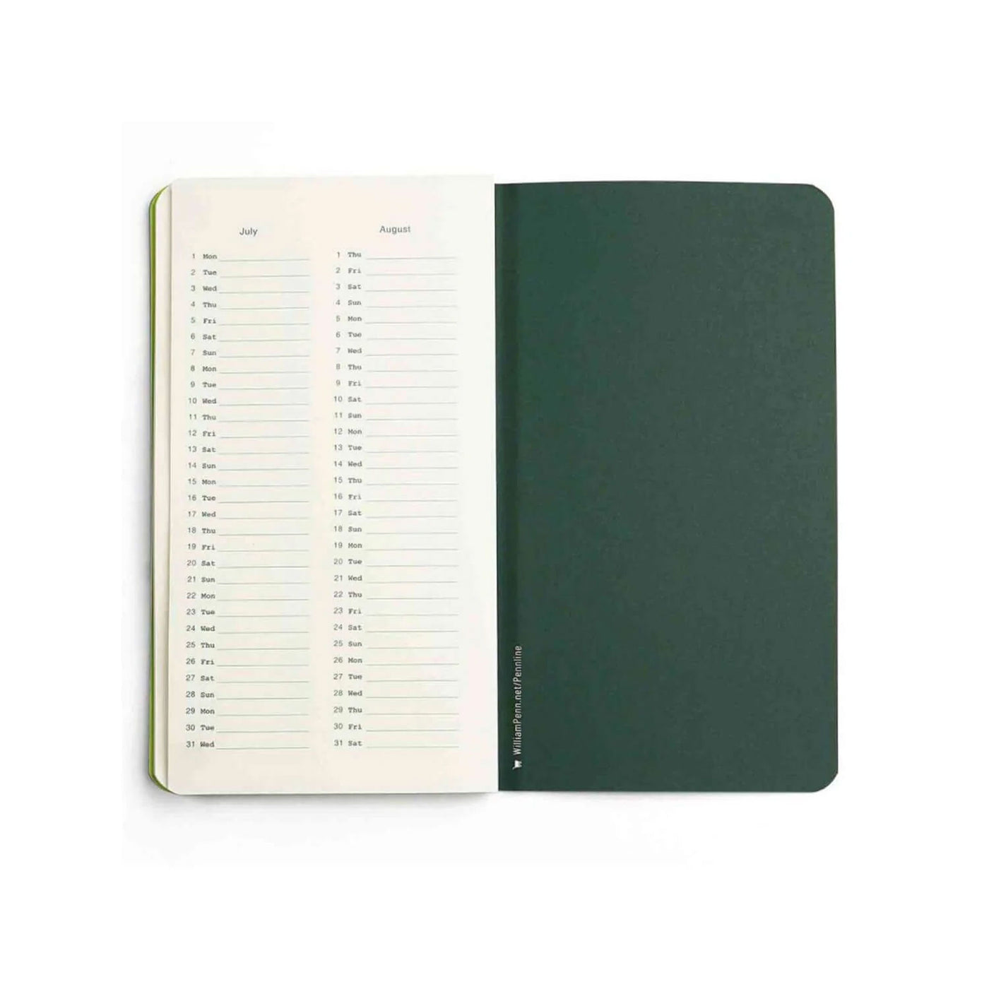 Pennline Quikfill Notebook Refill For Quikrite, Green - Set Of 2 5