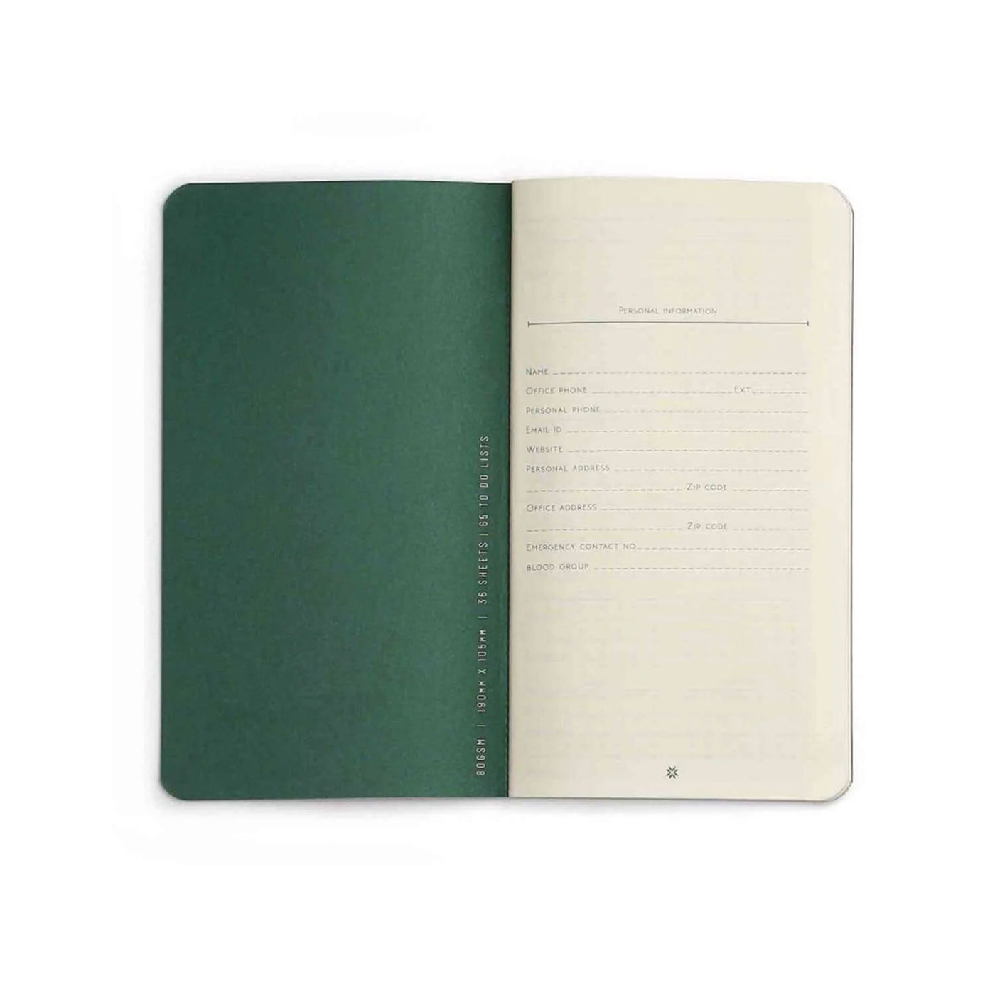 Pennline Quikfill Notebook Refill For Quikrite, Green - Set Of 2 6