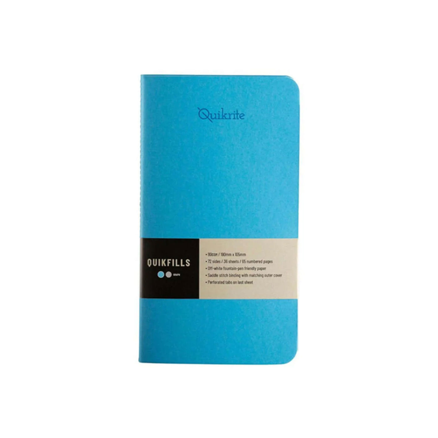 Pennline Quikfill Notebook Refill For Quikrite, Turquoise - Set Of 2 1