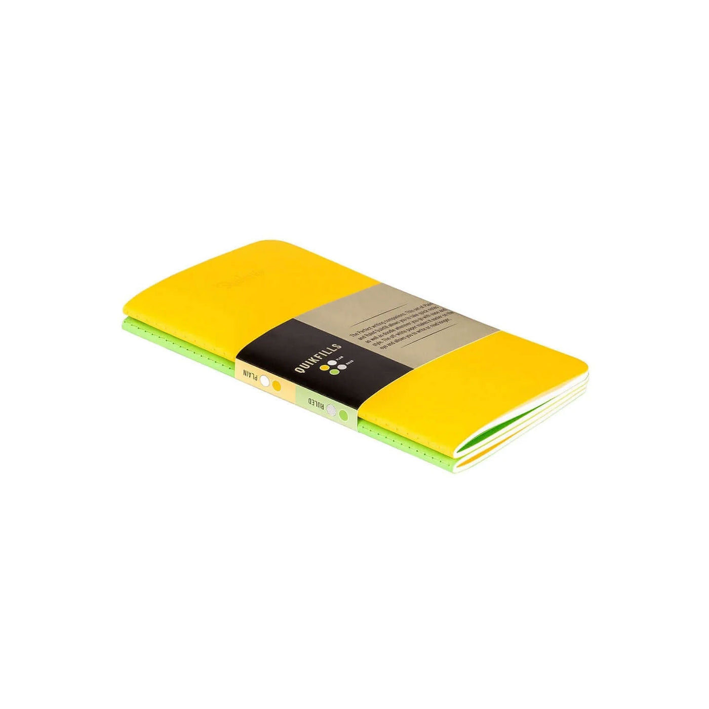 Pennline Quikfill Notebook Refill For Quikrite, Yellow Green - Set Of 2 2