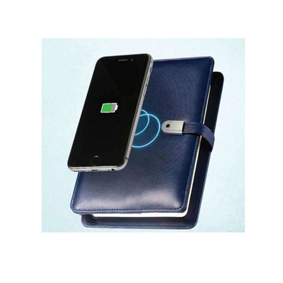 Pennline Design 7 Organizer with Wireless Charging + 4000 mAh Powerbank + 16GB Flash Drive - Blue 3