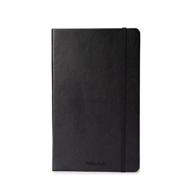 Pennline Waltz Hard Cover Notebook Black - Ruled 4