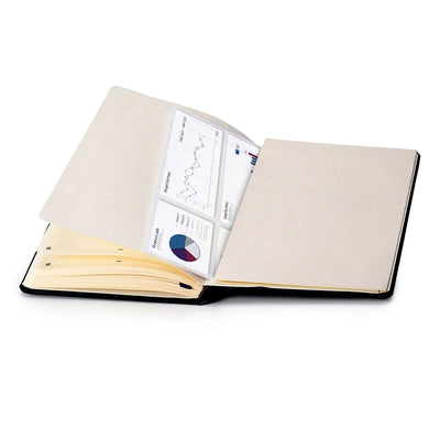 Pennline Waltz Hard Cover Notebook Blue - Ruled 3