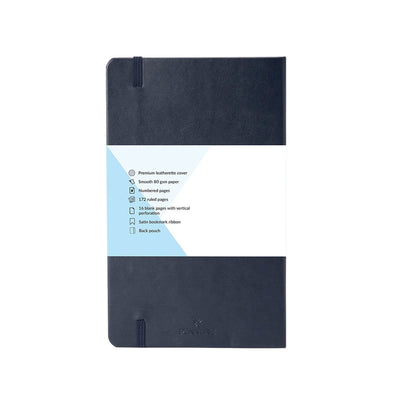Pennline Waltz Hard Cover Notebook Blue - Ruled 5