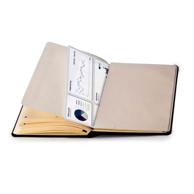 Pennline Waltz Hard Cover Notebook Brown - Ruled 3