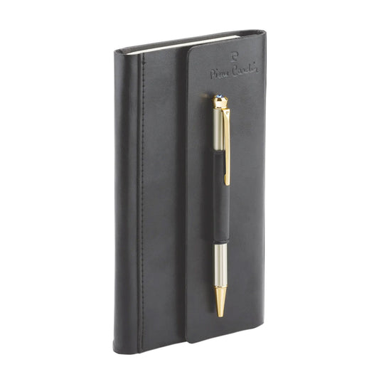 Pierre Cardin Business Gift Set of Black Notebook & Ball Pen