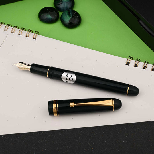 Pilot Custom 74 Fountain Pen - Dark Green GT