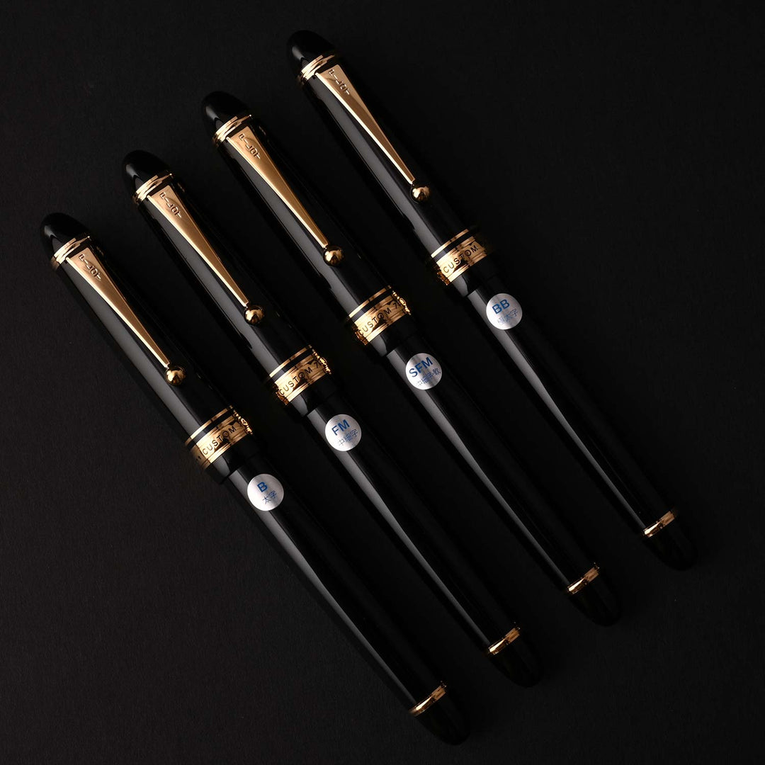 Buy Pilot Custom 743 Fountain Pen - Black GT Online at Makoba - Pilot