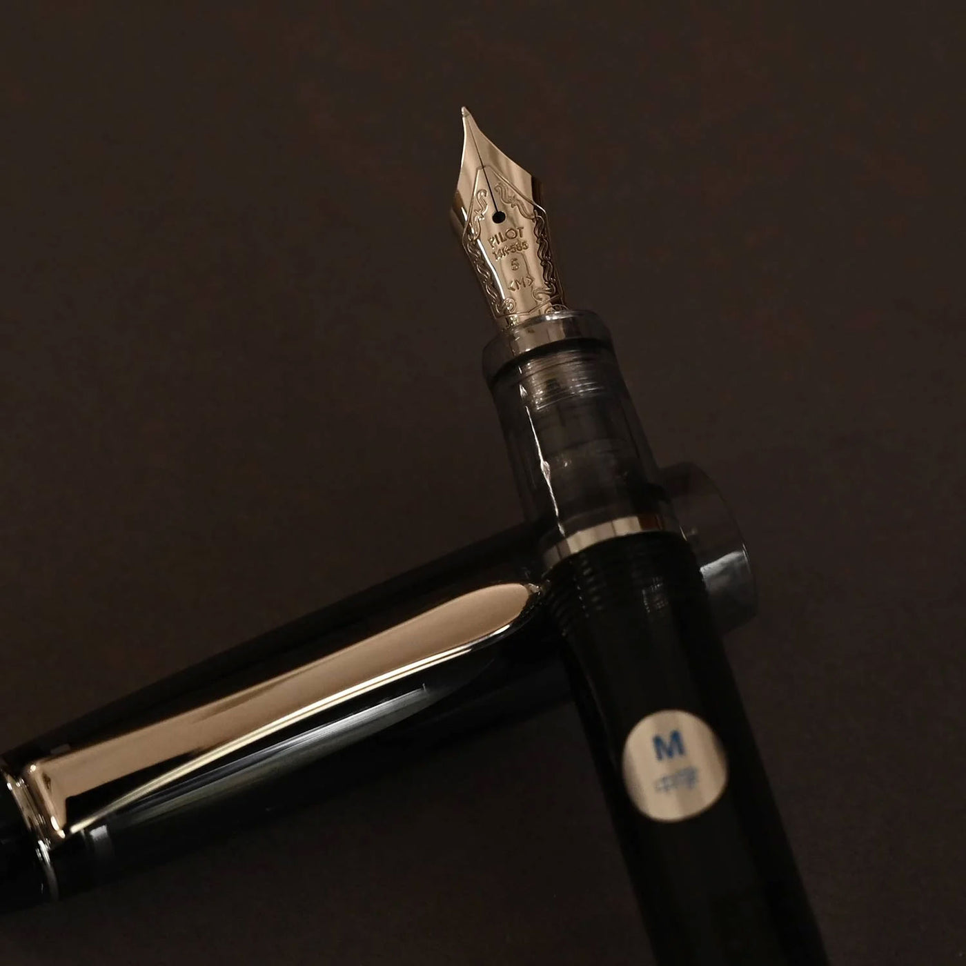 Pilot Custom Heritage 92 Fountain Pen - Transparent Black CT 1 
