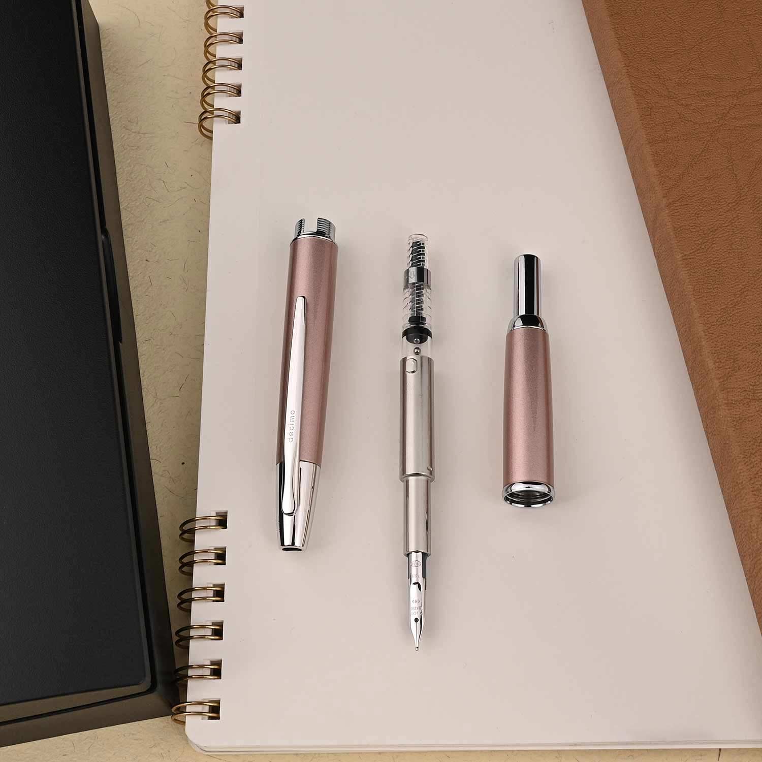 Buy Pilot Capless Decimo Fountain Pen - Champagne CT Online - Pilot ...