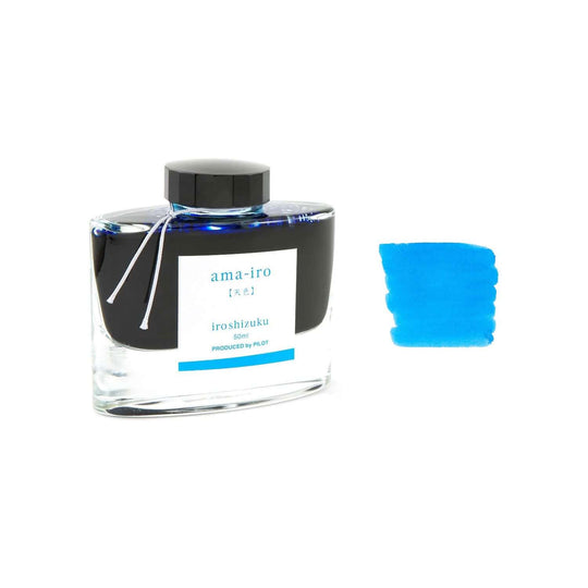 Pilot Iroshizuku Ink Bottle, Ama Iro (Light Blue) - 50ml