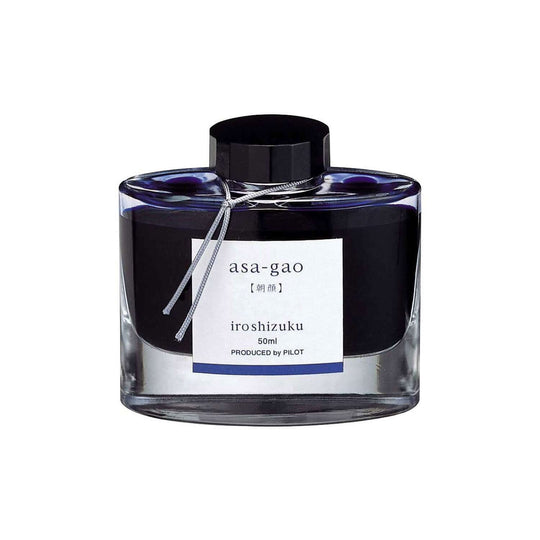 Pilot Iroshizuku Ink Bottle, Asa Gao (Navy Blue) - 50ml