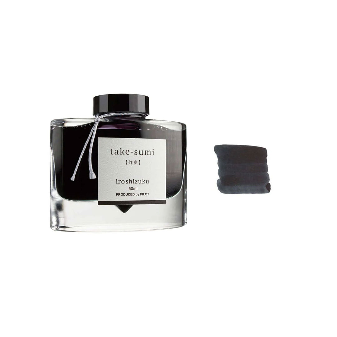 Buy Pilot Iroshizuku Take Sumi Black Ink | Pilot Inks Online | Makoba