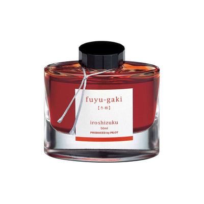 Pilot Iroshizuku Ink Bottle Fuyu Gaki (Orange Red) - 50ml 2