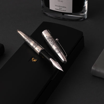 Pilot Sterling Silver Fountain Pen - Dragon 11