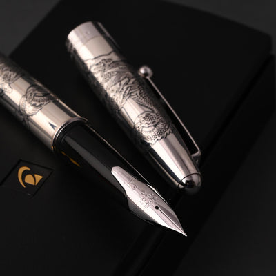 Pilot Sterling Silver Fountain Pen - Dragon 13