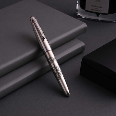 Pilot Sterling Silver Fountain Pen - Dragon 16