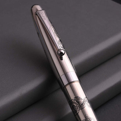 Pilot Sterling Silver Fountain Pen - Dragon 17