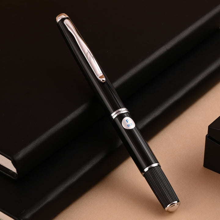 Buy Pilot Black Fermo Fountain Pen | Pilot Fermo Pens Online | Makoba