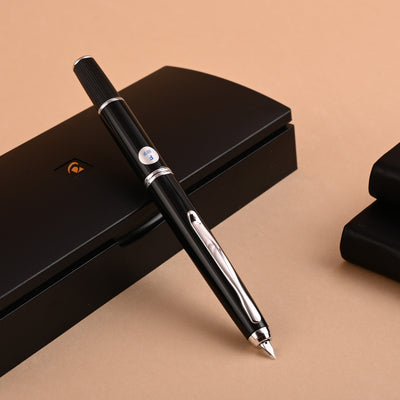 Pilot Capless Fermo Fountain Pen - Black CT 9