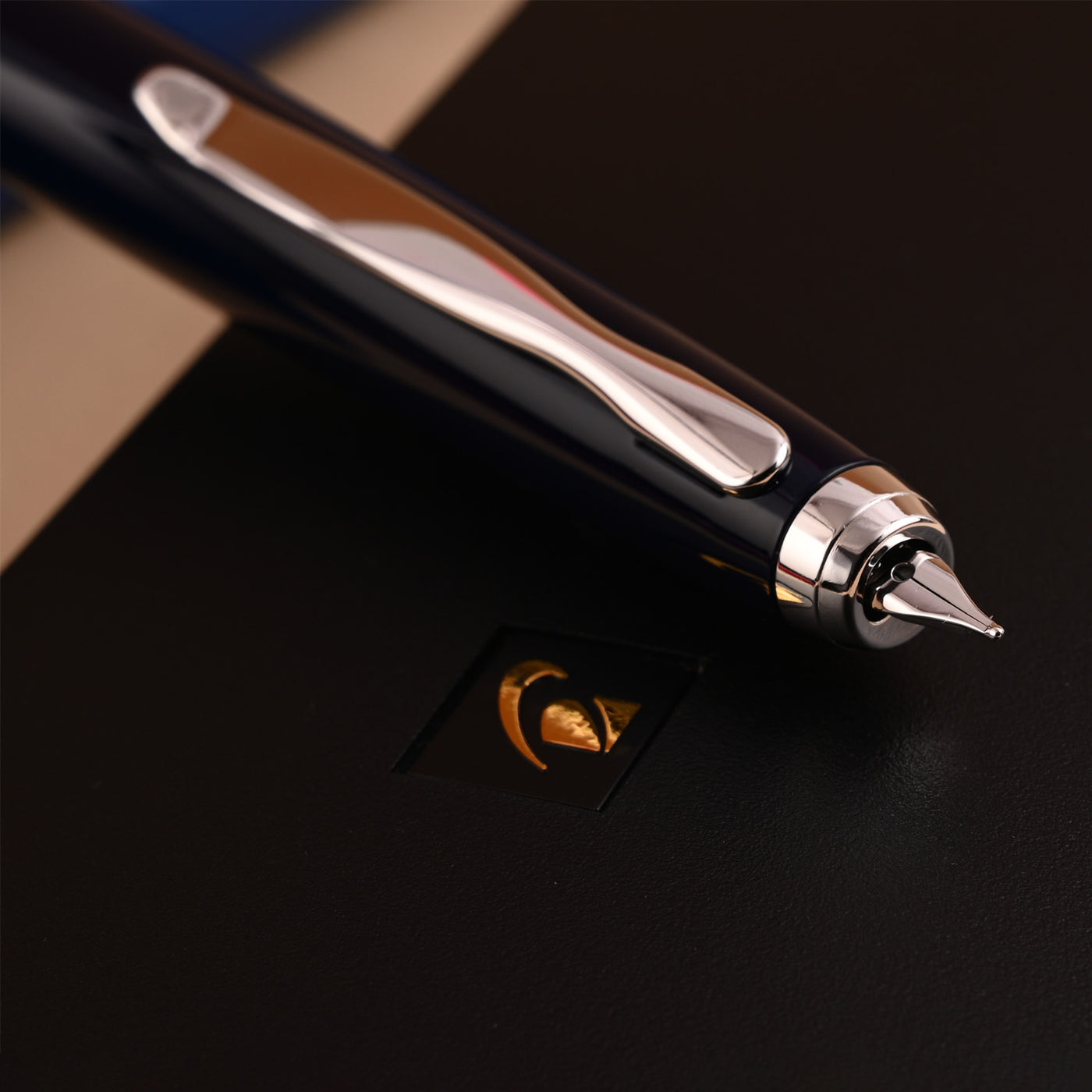 Pilot Capless Fermo Fountain Pen - Dark Blue CT 10