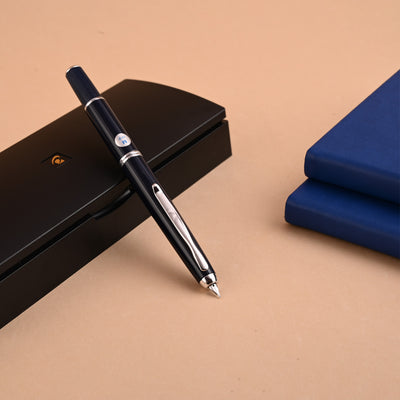 Pilot Capless Fermo Fountain Pen - Dark Blue CT 8