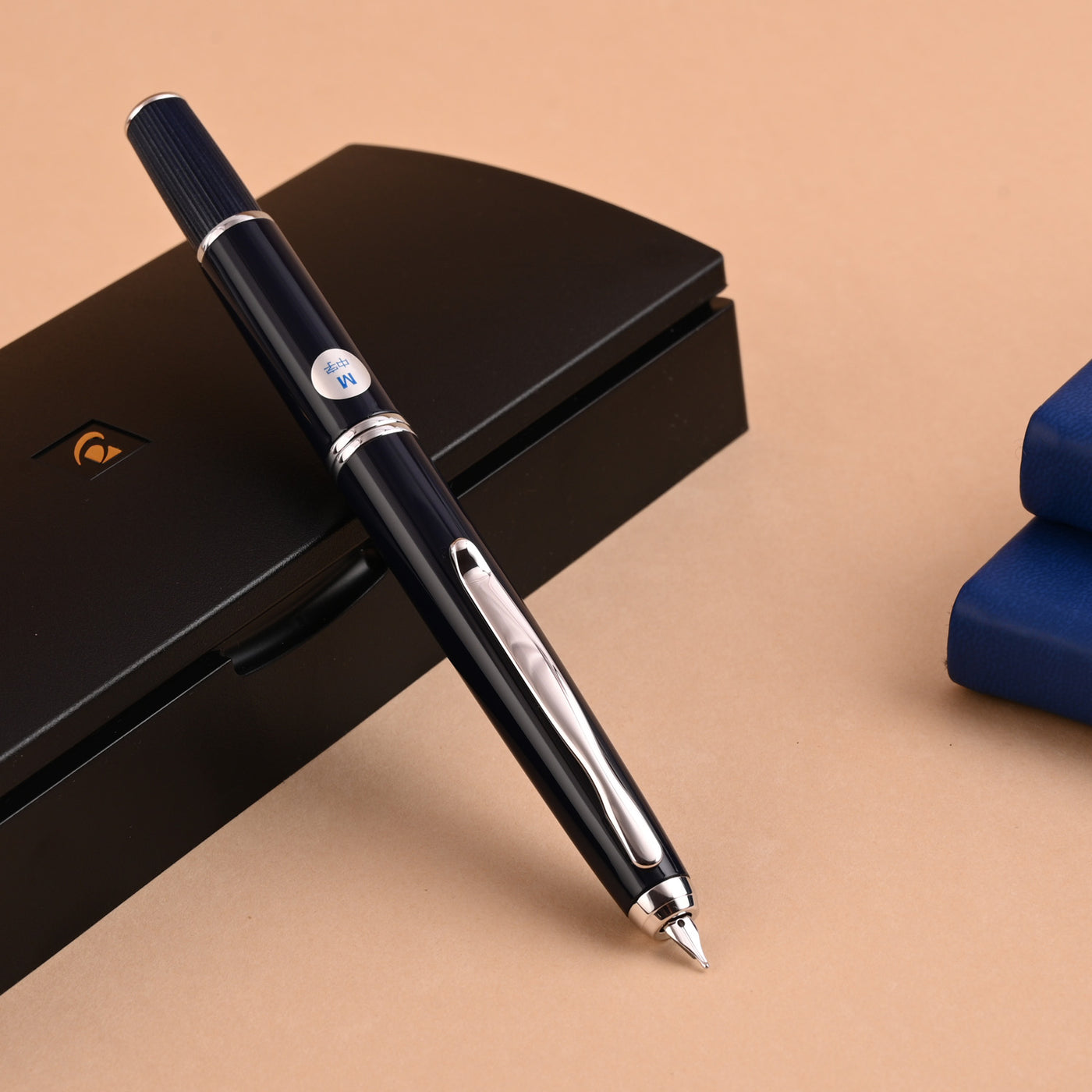 Pilot Capless Fermo Fountain Pen - Dark Blue CT 9