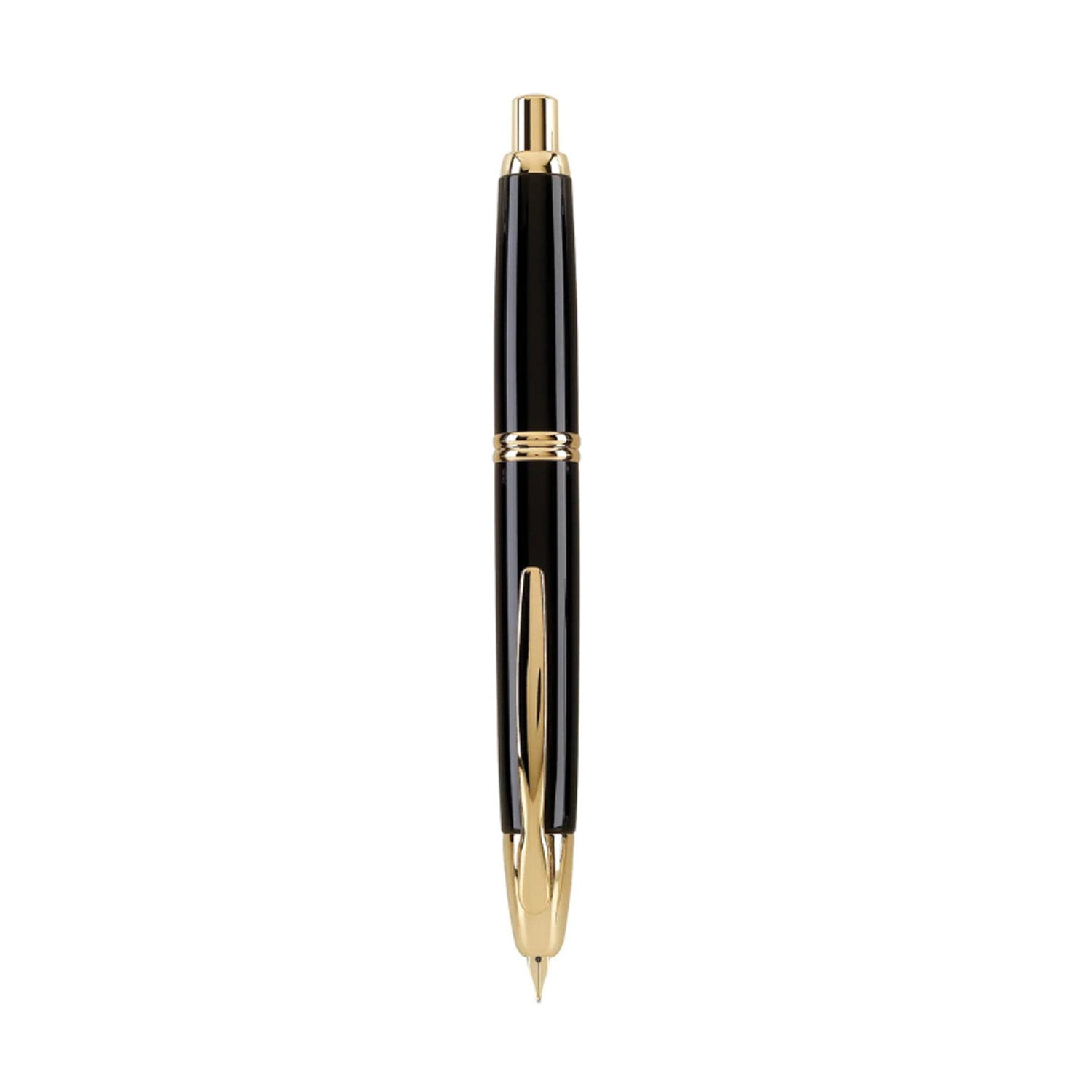 Pilot Capless - Lacquer Black GT with 18 Karat Gold Rhodium Plated Fountain Pen - Image 3