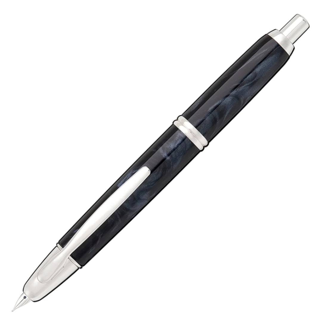 PILOT CAPLESS Black-marble 万年筆 Ｂ18k 01 PilotCaplessFountainPen-