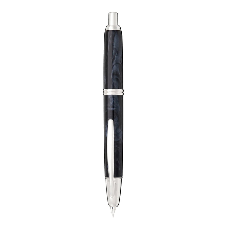 PILOT CAPLESS Black-marble 万年筆 Ｂ18k 01 Buy Pilot Black Marble Capless Fountain Pen | Pilot Pens | Makoba