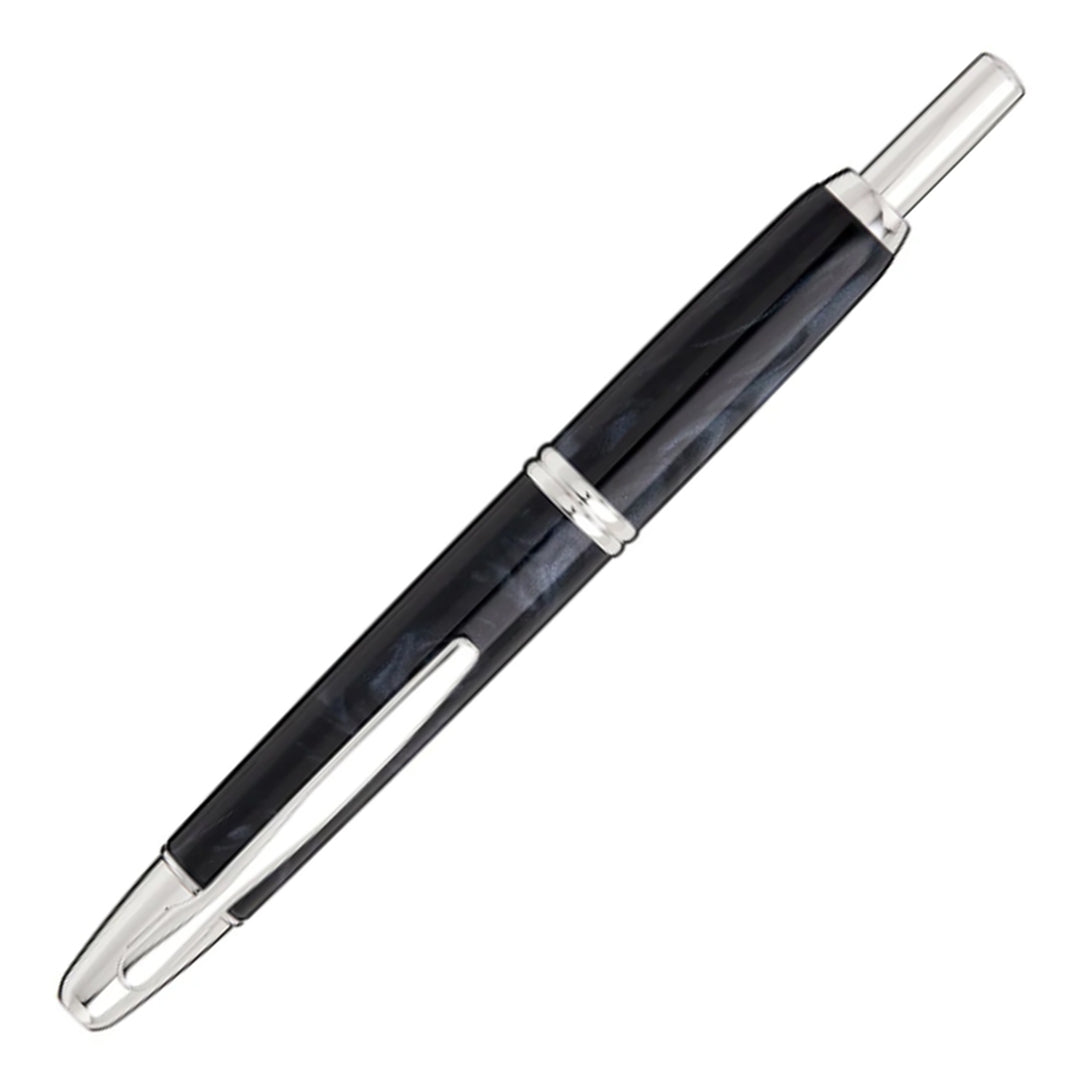 PILOT CAPLESS Black-marble 万年筆 字幅M Buy Pilot Black Marble Capless Fountain Pen | Pilot Pens | Makoba