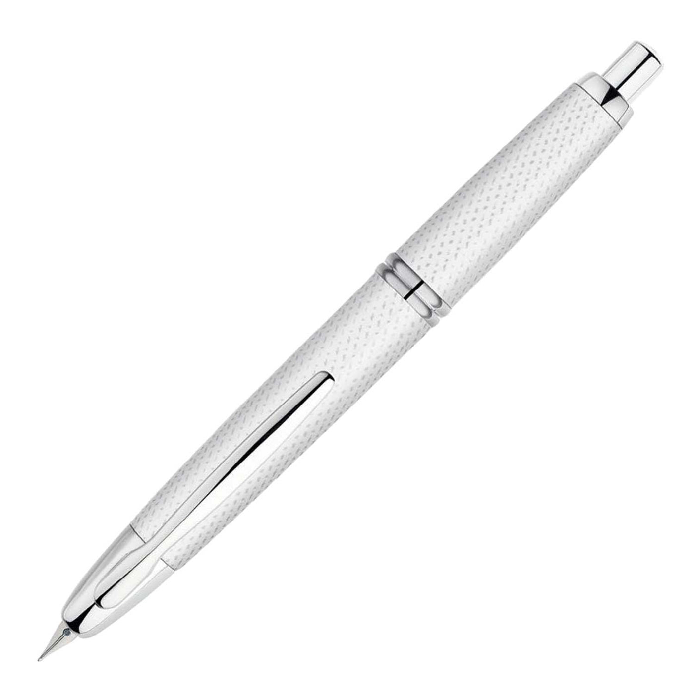 Pilot Capless Fountain Pen - White Graphite 1