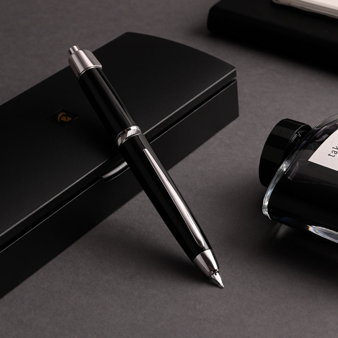 Shop Pilot Capless LS Black Fountain Pen | Makoba | Pilot Pens Online