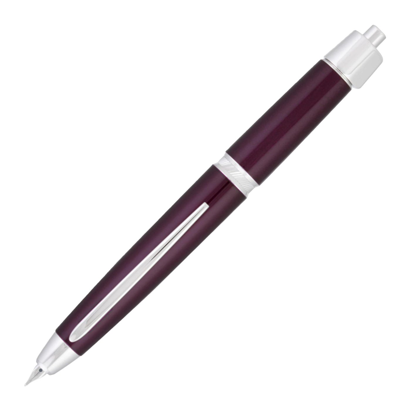 Pilot Capless LS Fountain Pen - Burgundy CT 1