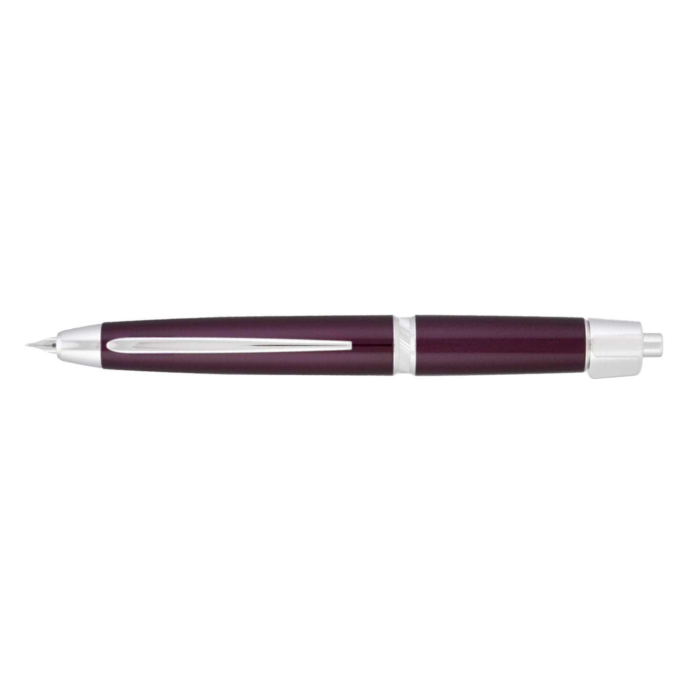 Pilot Capless LS Fountain Pen - Burgundy CT 3