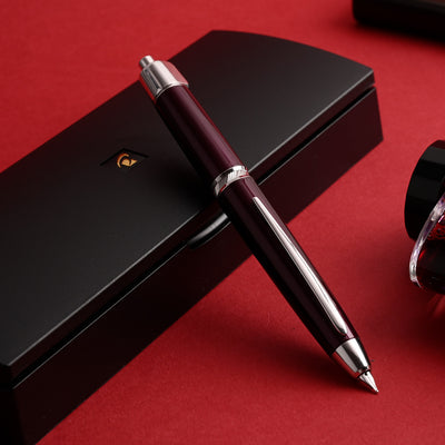 Pilot Capless LS Fountain Pen - Burgundy CT