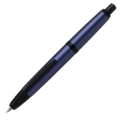 Pilot Capless Stainless Fountain Pen - Matte Ash Blue BT