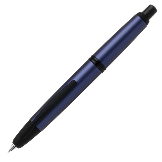 Pilot Capless Stainless Fountain Pen - Matte Ash Blue BT