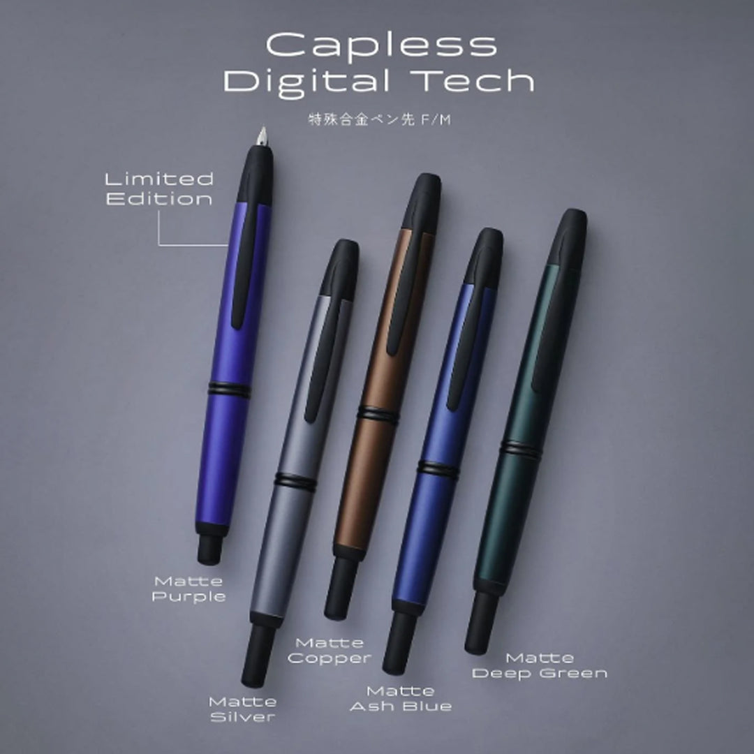 Buy Pilot Capless Stainless Matte Copper Fountain Pen | Makoba