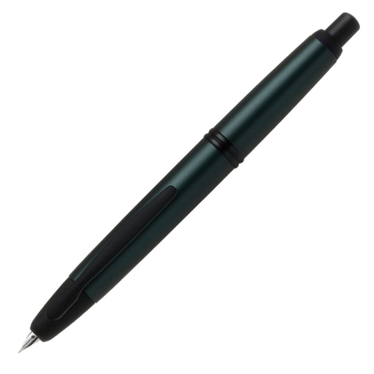 Pilot Capless Stainless Fountain Pen - Matte Green BT